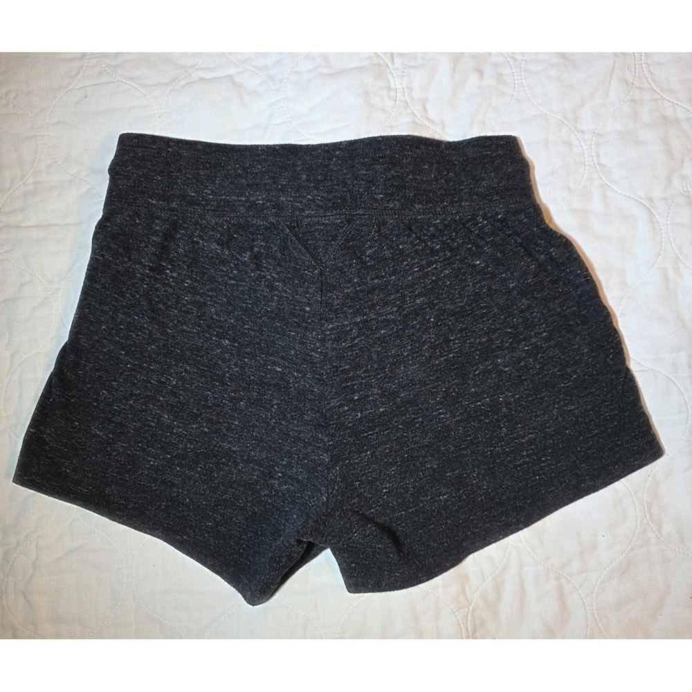 Nike Women Lounge Shorts XS Charcoal Heather Fleece Casual Drawstring Cozy Soft - Picture 4 of 7